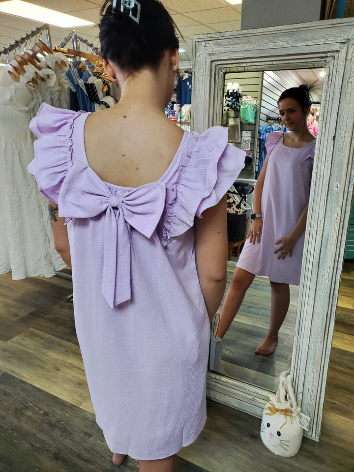 Flirt &amp; Flutter Dress in Lilac