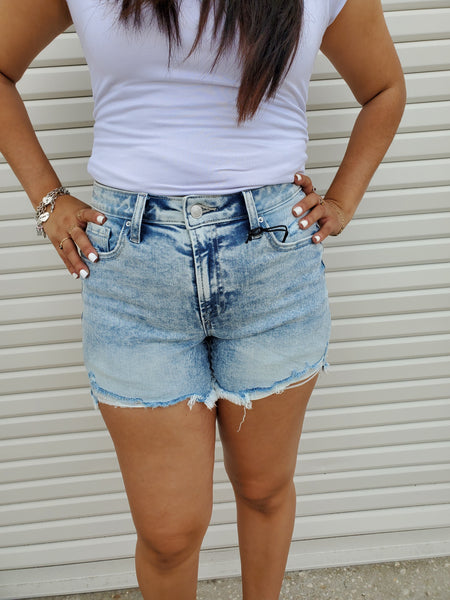 Summer Blast Acid Washed Shorts