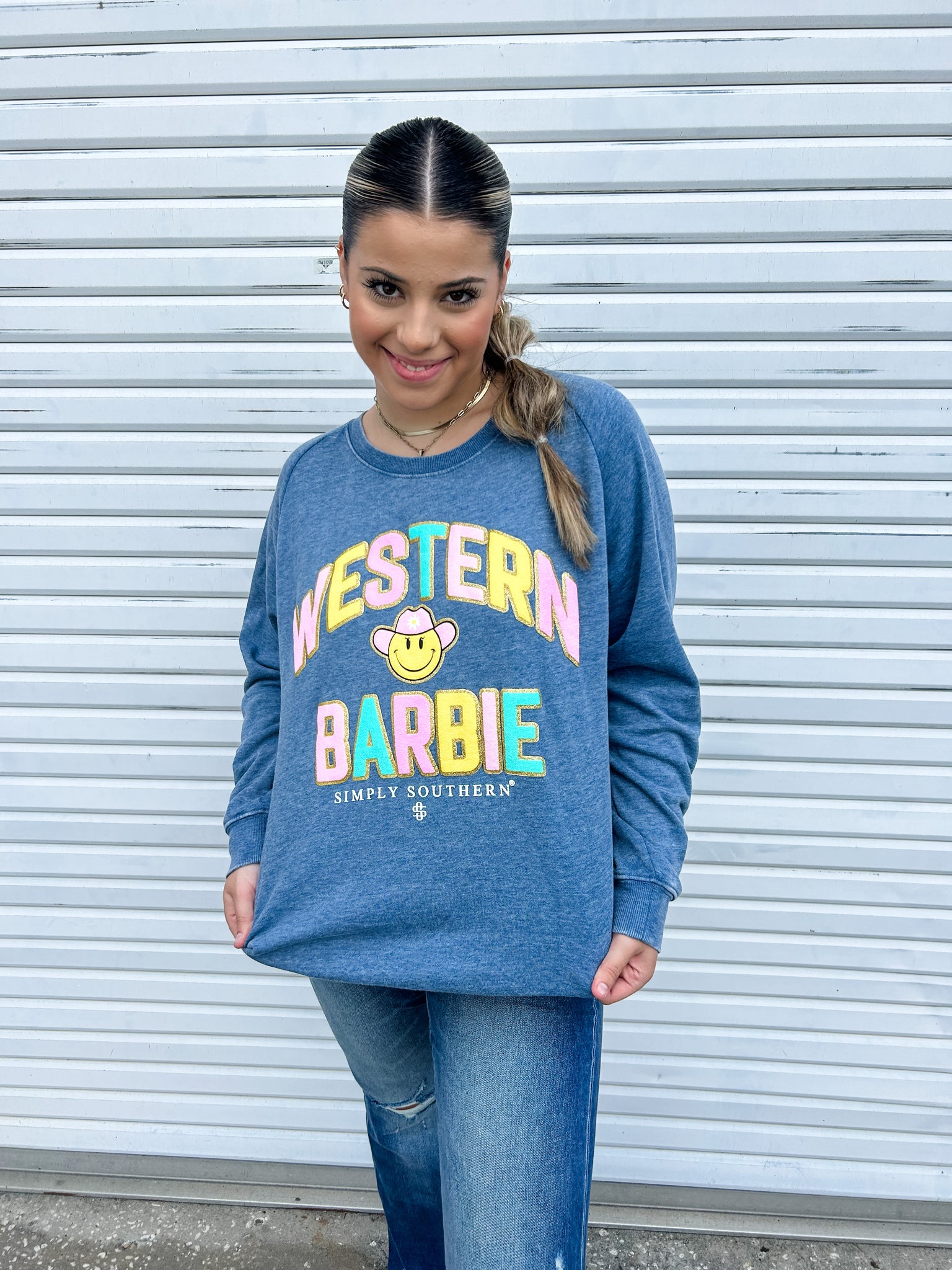 Western Barbie Pullover Simply Southern