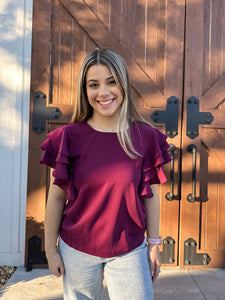 Perfectly Plum Blouse