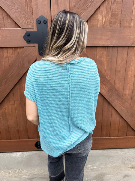 Truly Teal Zenana Top