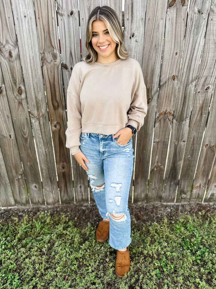 Take Away Tan Pullover