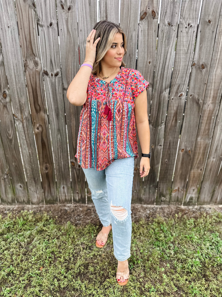 Fiona Floral Blouse