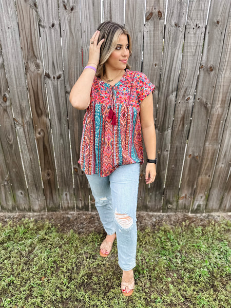 Fiona Floral Blouse