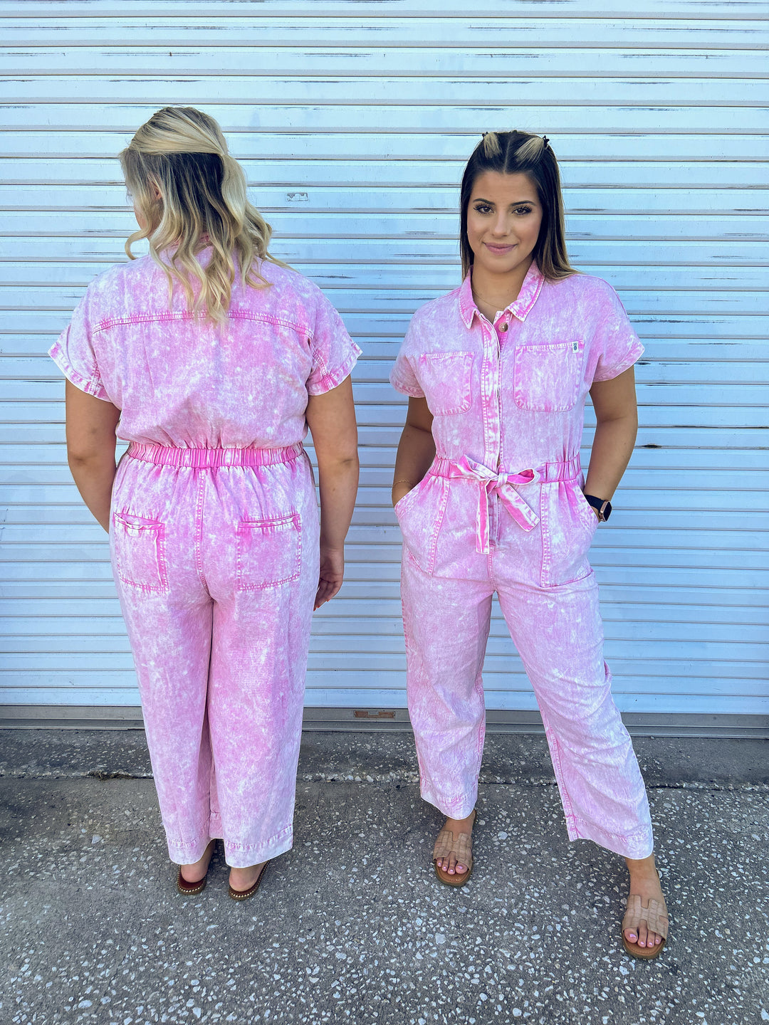 Pinkalicious Acid Wash Jumpsuit