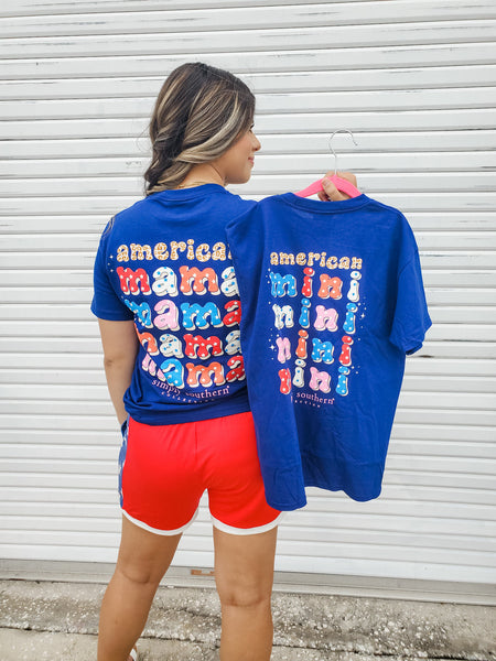 Simply Southern USA American Mama T-Shirt