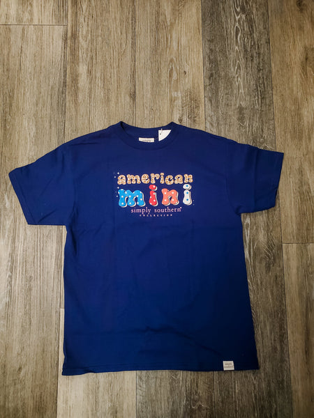 Simply Southern USA American Mini- YOUTH T-Shirt