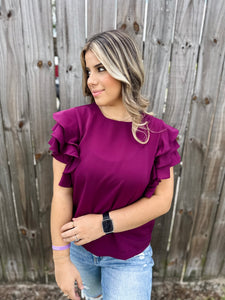 Perfectly Plum Blouse