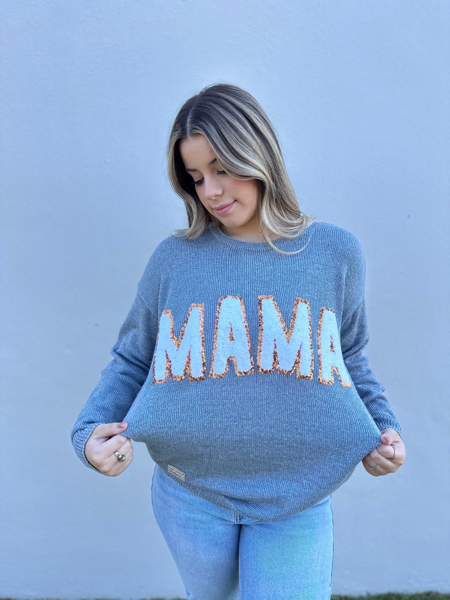 Mama Pullover Sweater Simply Southern