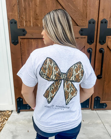 Camo Bow Graphic T-Shirt