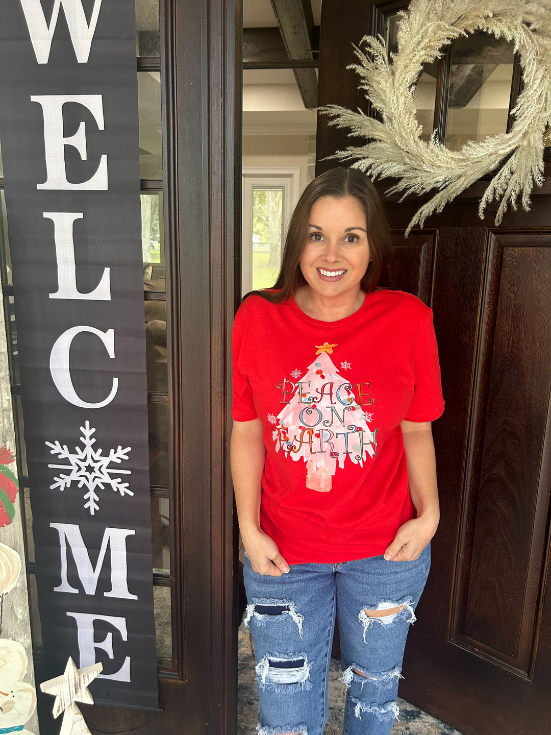 Peace on Earth in Red