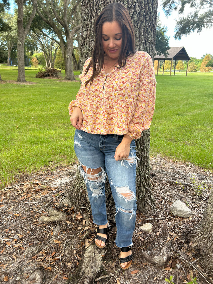 Sally Sunflower Blouse