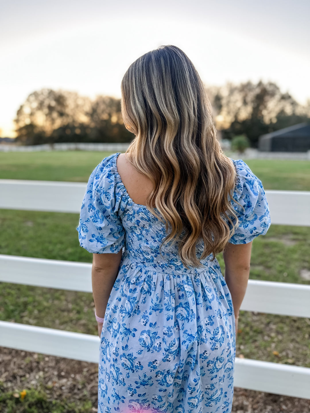 Blue Blossom Breeze Dress