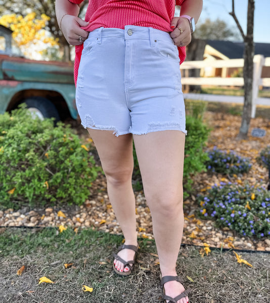 Winter White Shorts