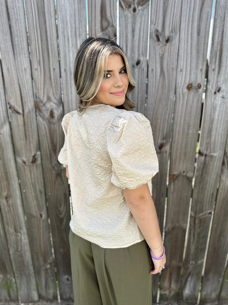 Trendy Taupe Top