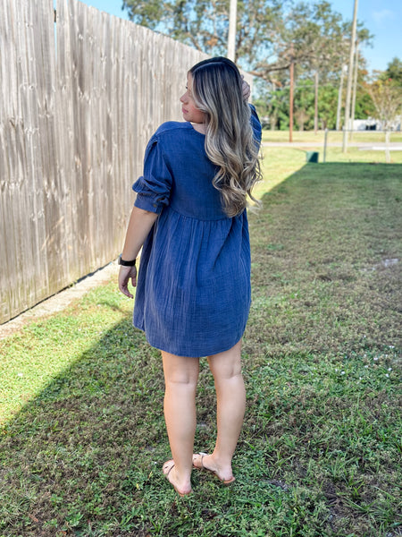 Simply Southern Indigo Dress