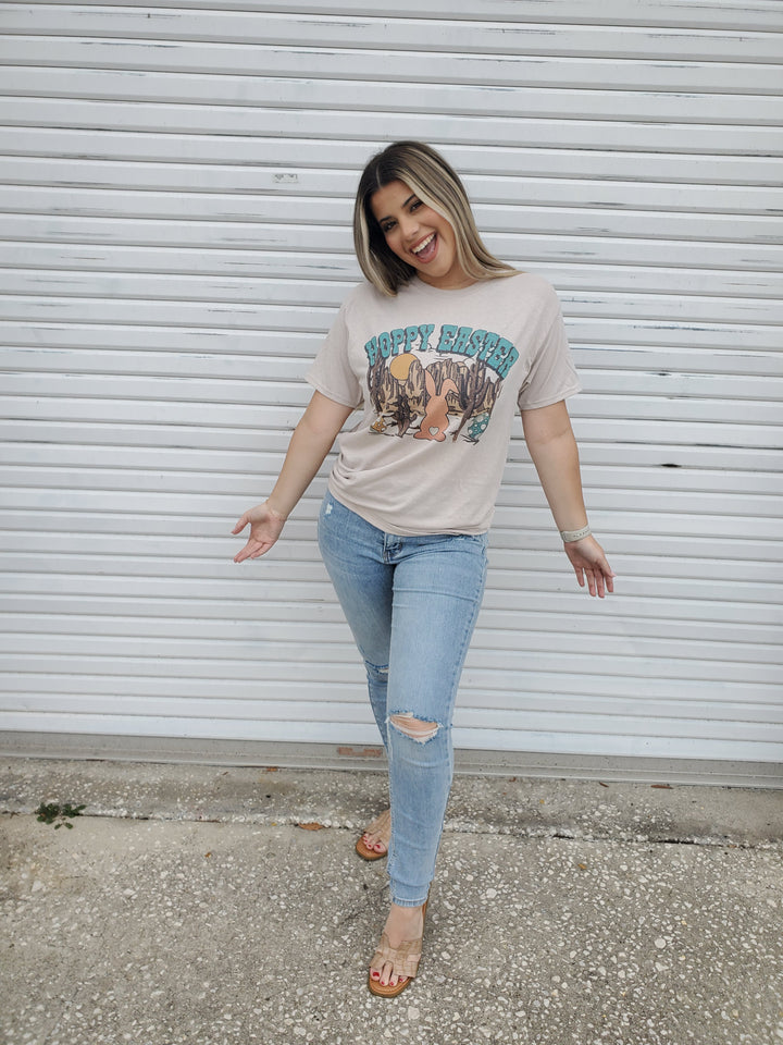 Hoppy Easter Graphic T-Shirt