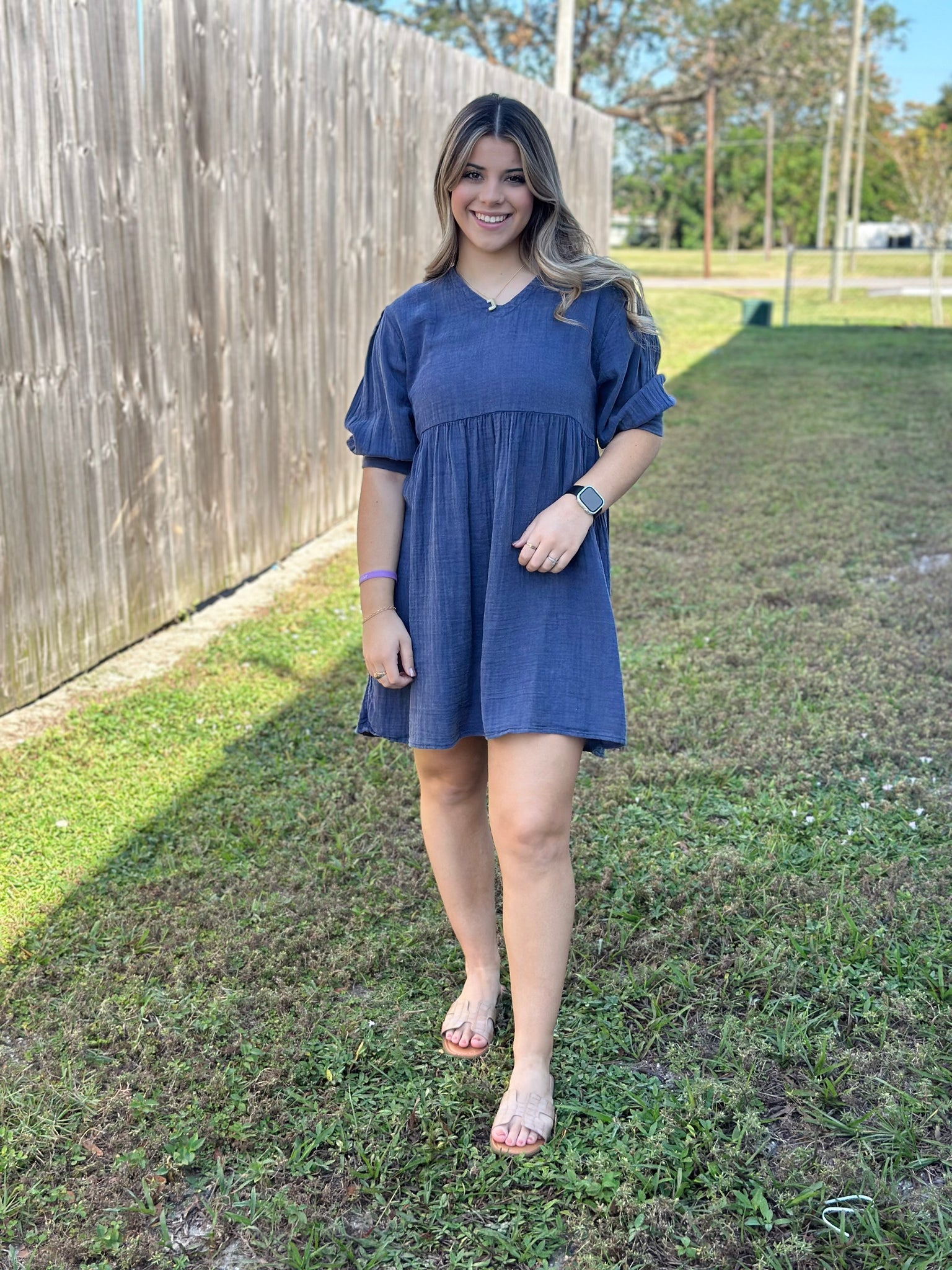 Simply Southern Indigo Dress