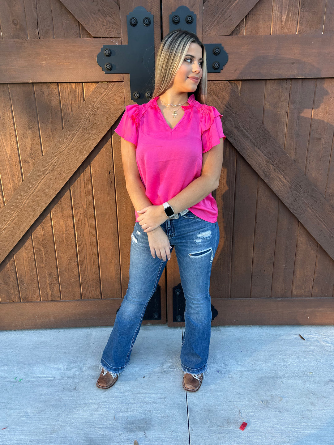 Pearl Pink Blouse