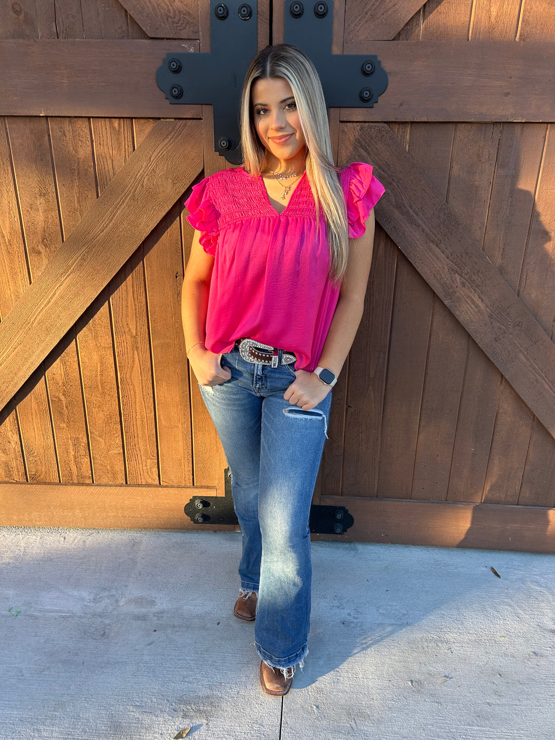 Pretty Pink Blouse