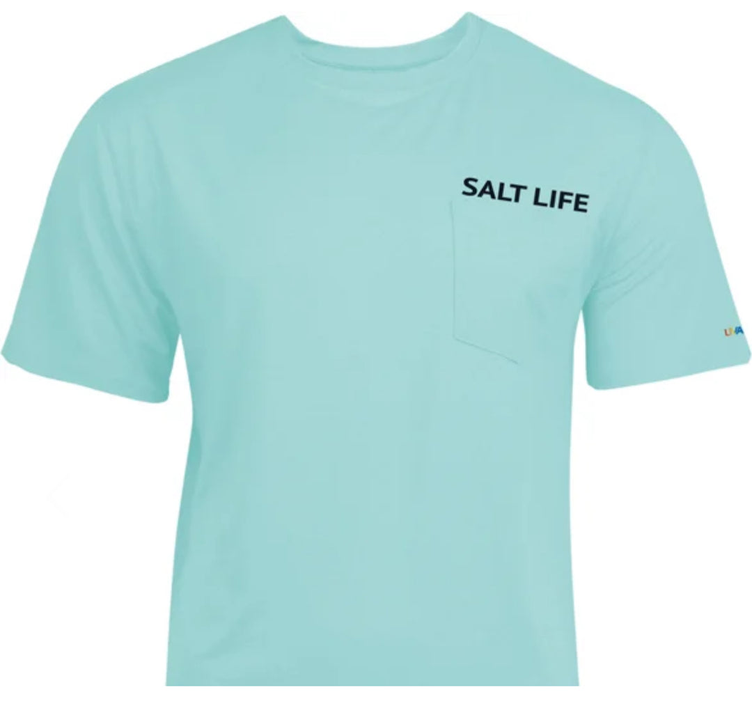 Deep Sea Light Performance Short Sleeve Tee - LIGHT ARUBA HEATHER