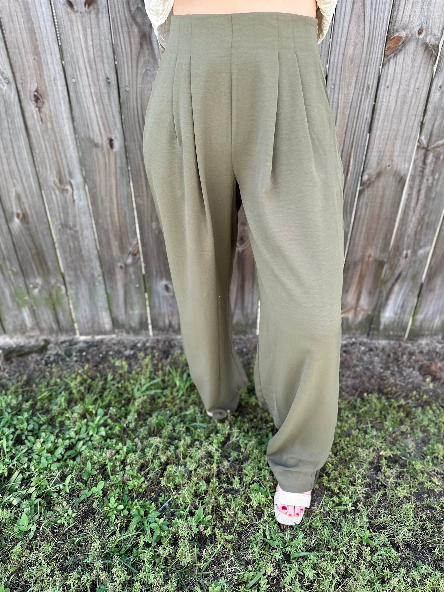 Grand In Green Pants