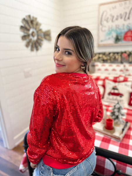 Sequin Merry & Bright Sweater