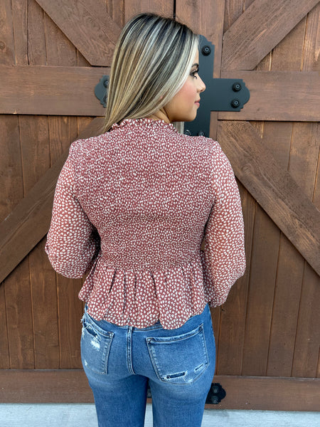 Diana Dusty Rose Top