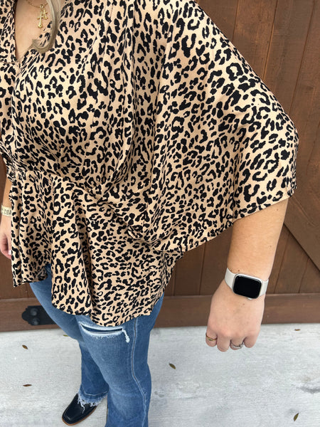 Leaping Leopard Blouse