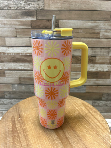 Simply Southern Tumbler 40oz - Happy