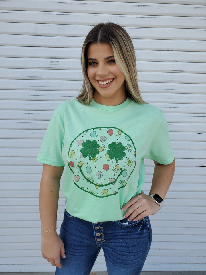 Lucky Charms Smile Graphic T-Shirt