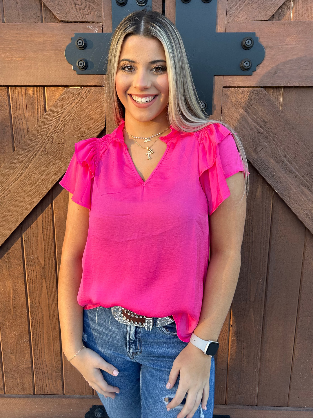 Pearl Pink Blouse