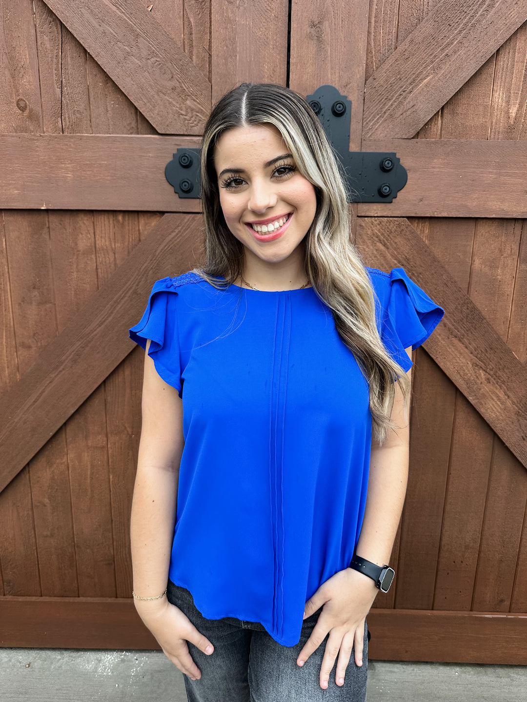 Royal Blue Blouse Small Royal Blue Blouse Small