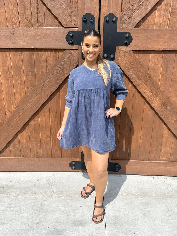 Simply Southern Indigo Dress