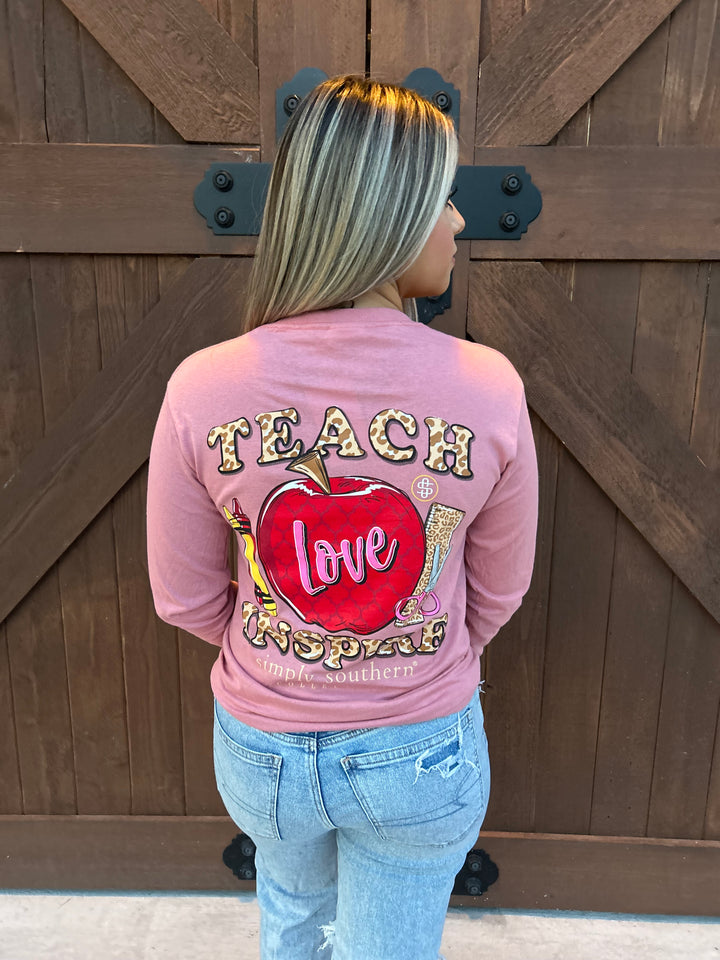 Teacher Simply Southern Long Sleeve T-Shirt