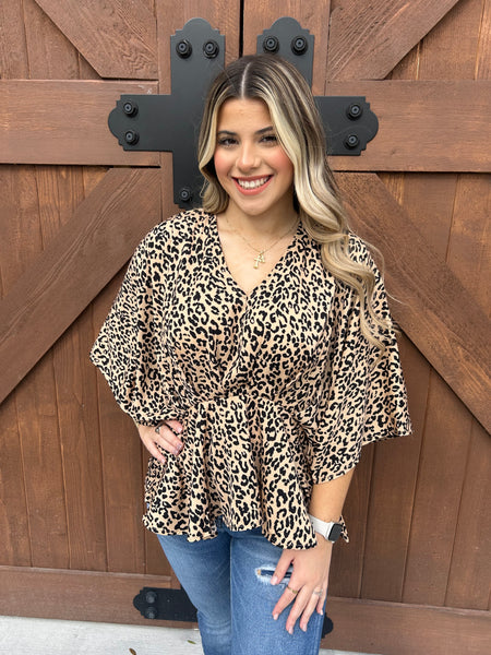 Leaping Leopard Blouse