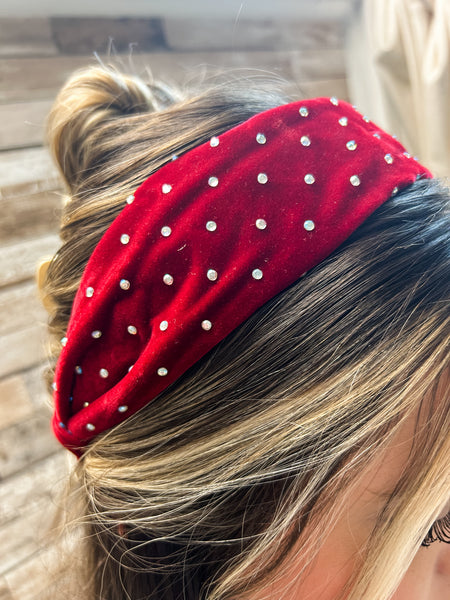 Red Bling Headband