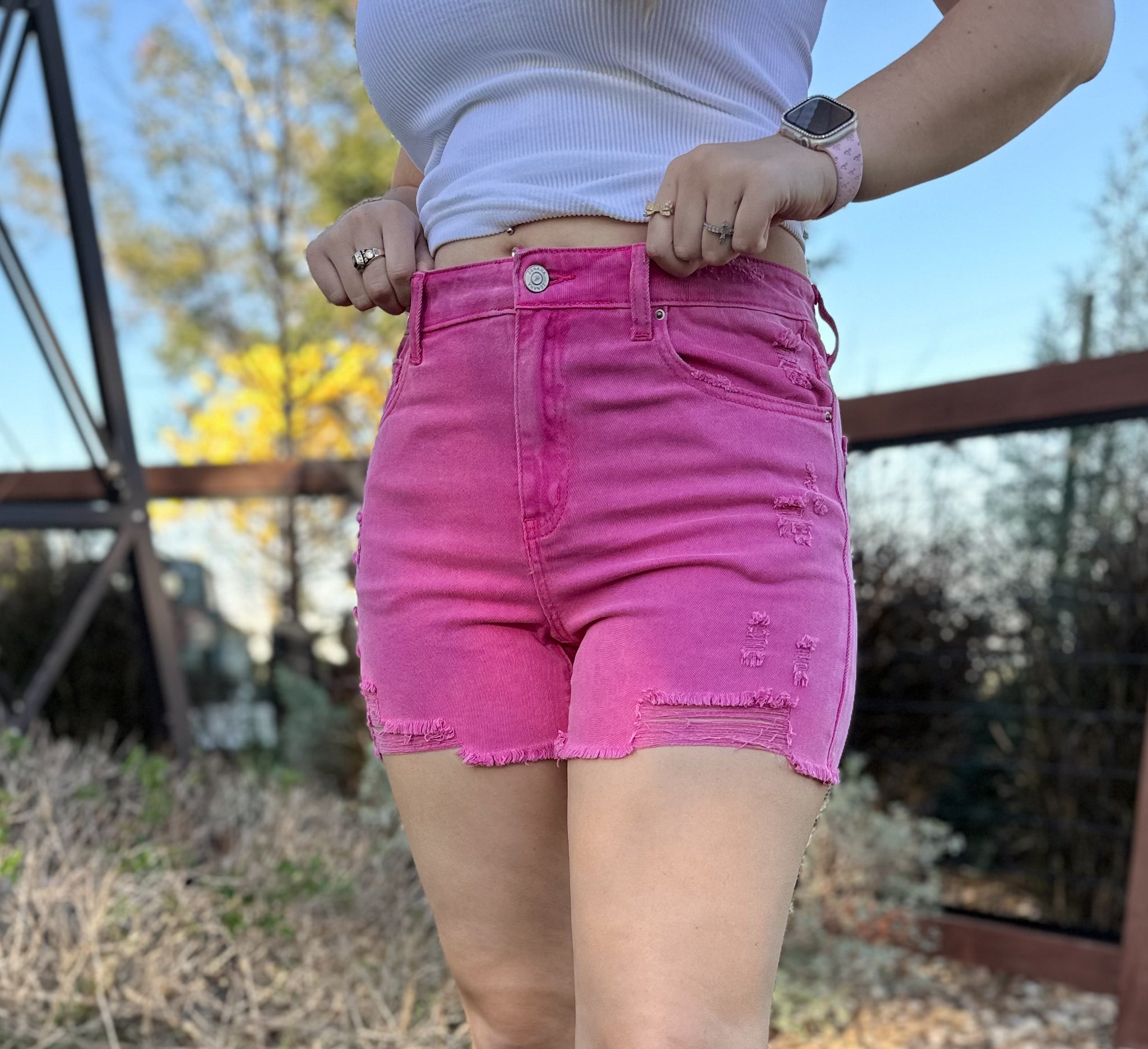 Pink Poppy Shorts