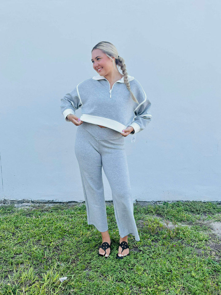 Simply Southern Cropped 1/4 Zip Pullover