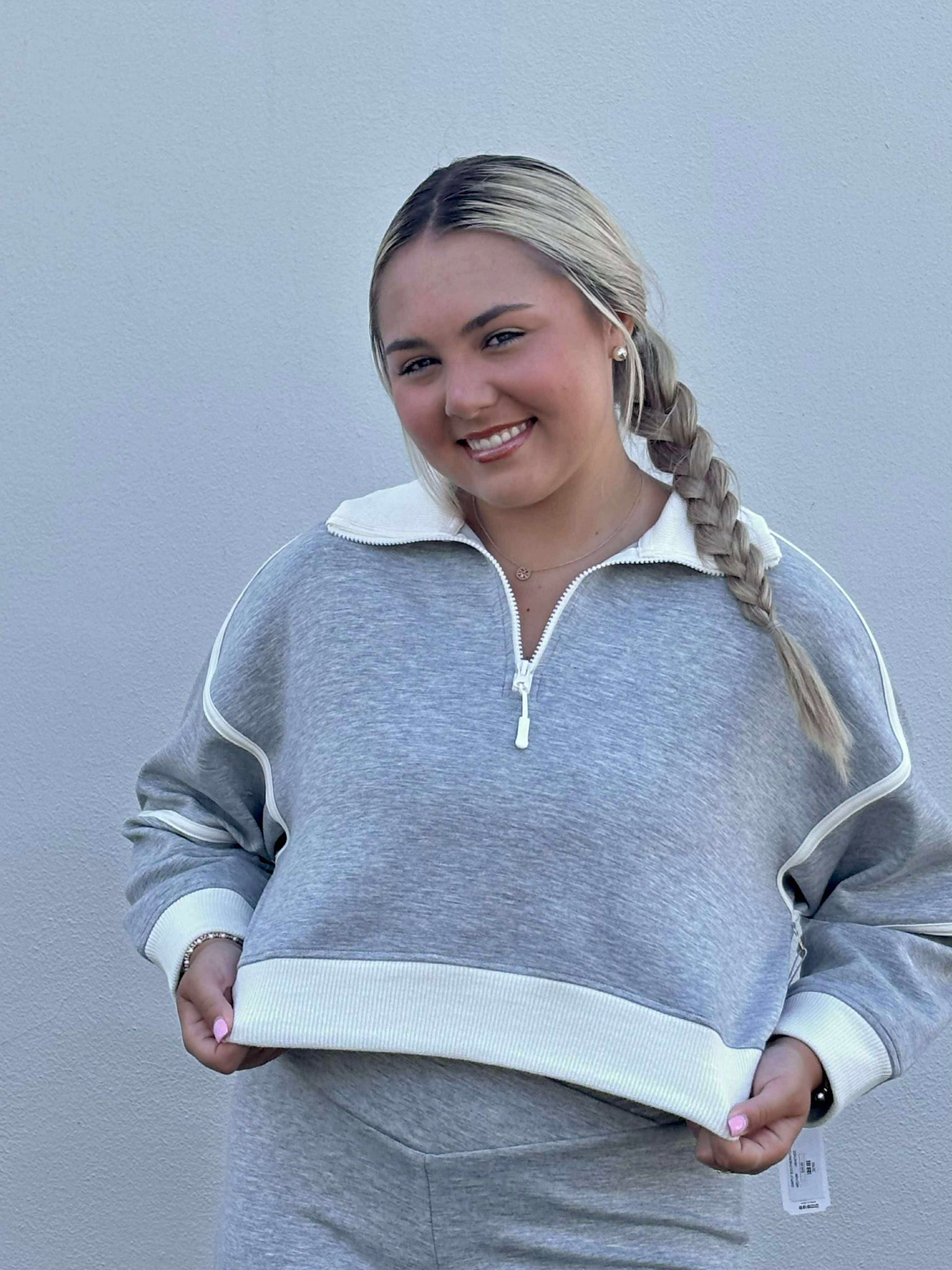 Simply Southern Cropped 1/4 Zip Pullover