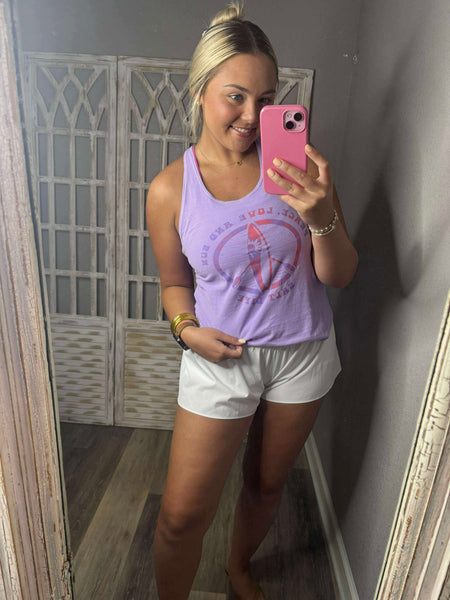 Peace, Love, & Sun Salt Life Women's Tank