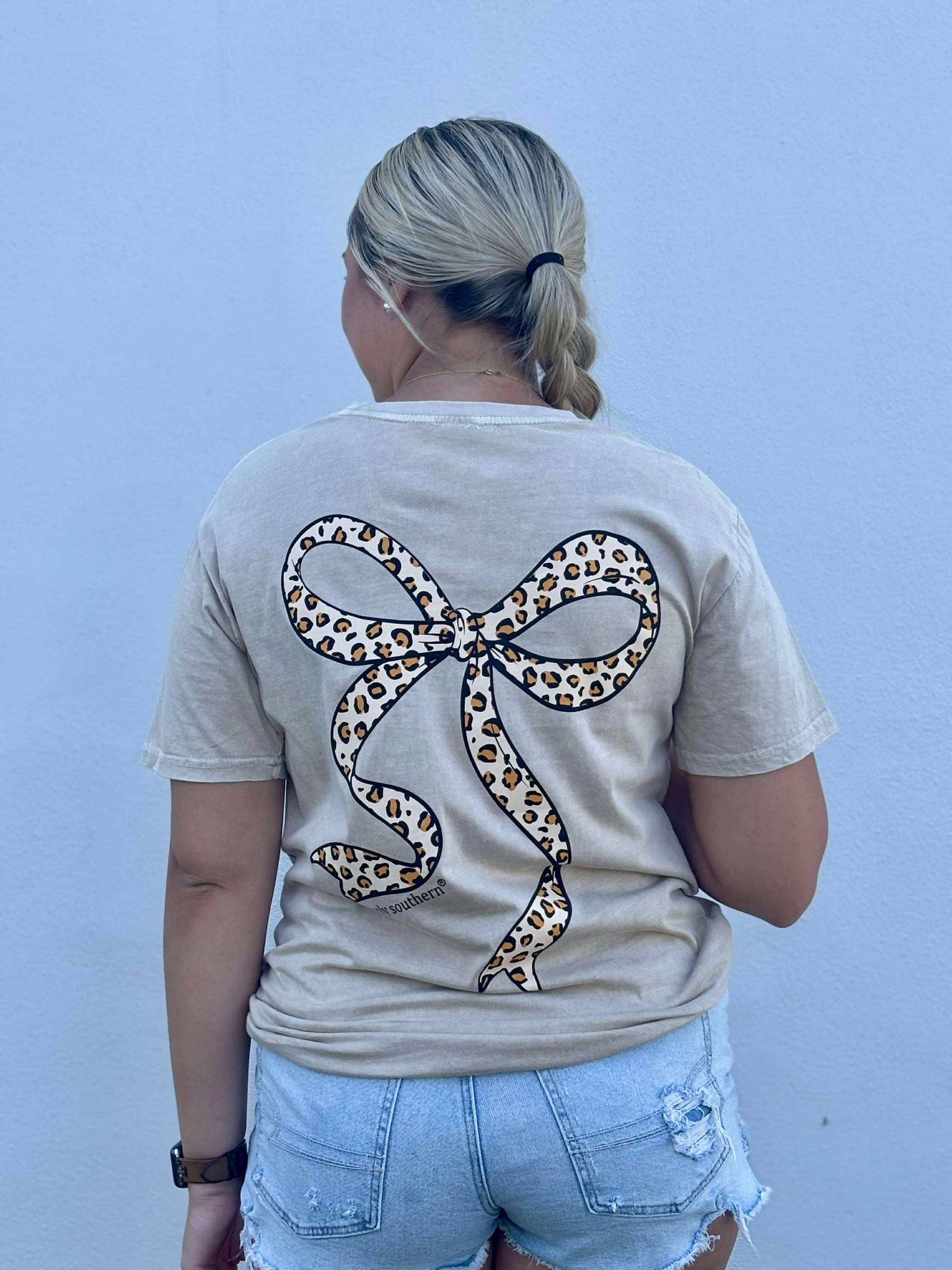 Leopard Bow T-Shirt