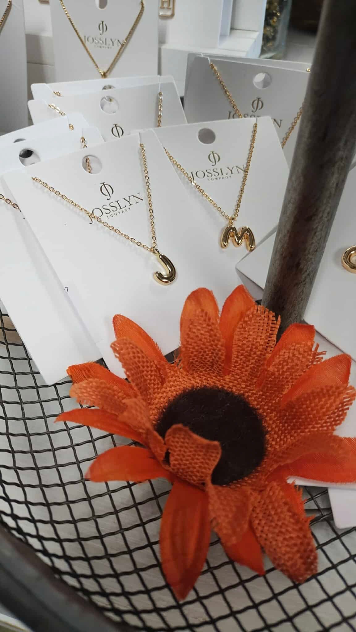 Bubble Initials Necklace