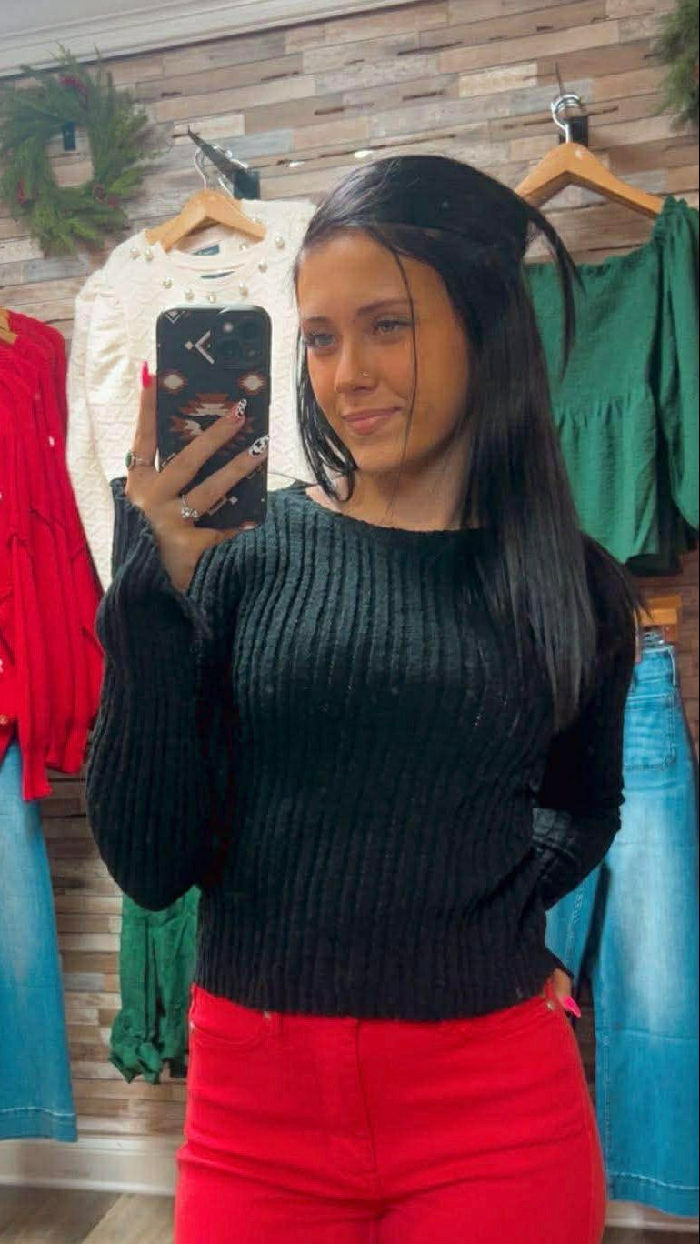 Kandy Rae Sweater in Black