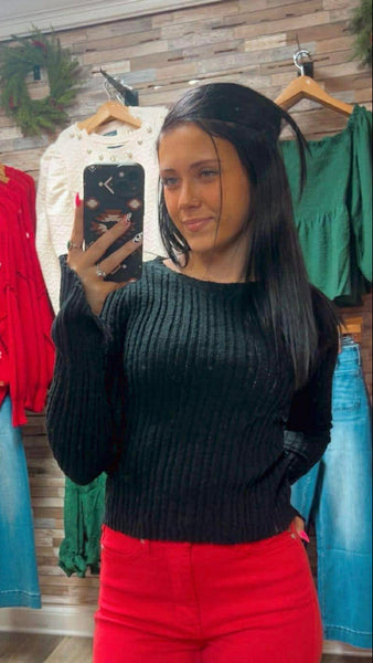 Kandy Rae Sweater in Black