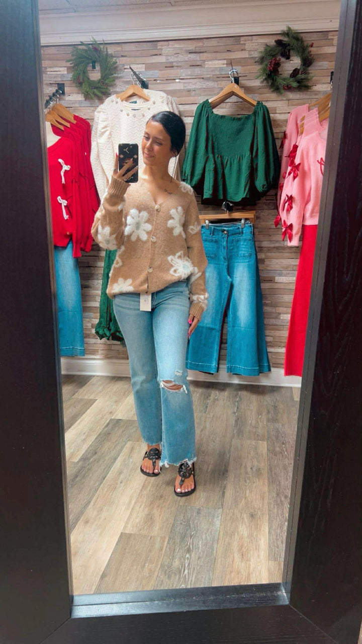 Modern Blooms Sweater