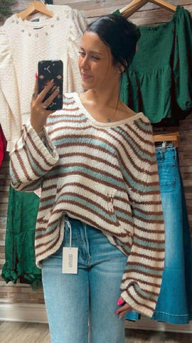 Cozy Cove Sweater in Cream