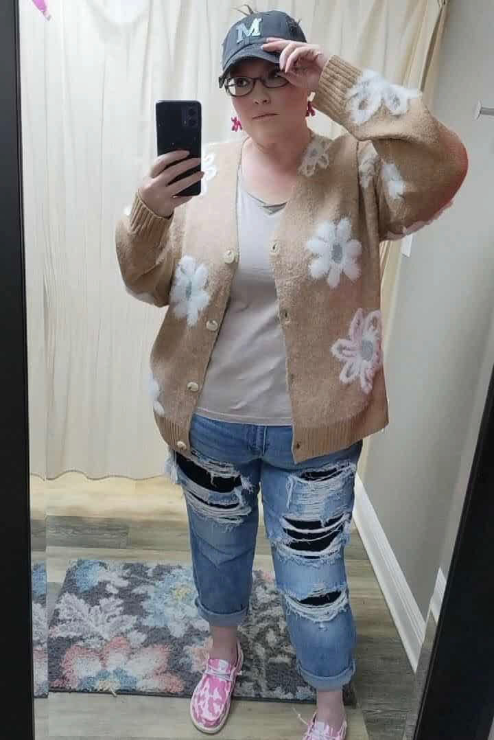 Modern Blooms Sweater