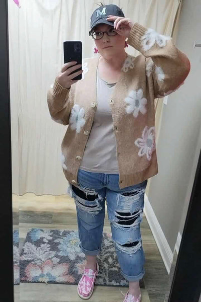 Modern Blooms Sweater