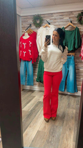 Kandy Rae Sweater in White